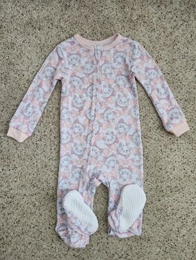 Disney Aristocats Pink and White Bodysuit